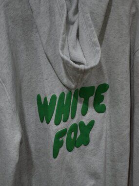 White Fox Oversized Hoodie Grey Vol 3 - Size L